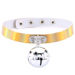 laser bell pendant collar