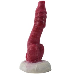 white base hellfire silica gel dildo 07