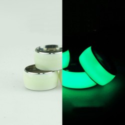 luminous steel cock ring