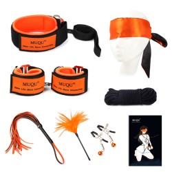 orange color bondage kit